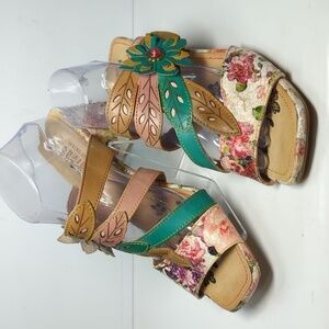 L'artiste by Spring Step Izetro slude sandals womans size 9.5-10. EU 41